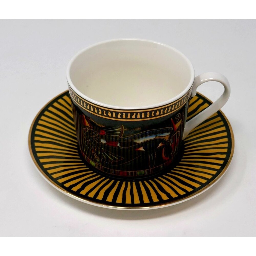 The Play Agency King Tut Black Eye of Ra Bone China Cup & Saucer